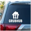 Grub Hub Delivery Driver Window Decal Sticker