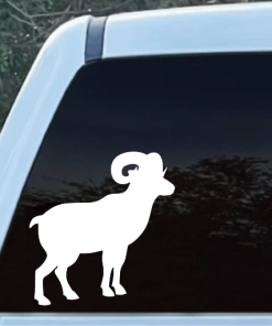 Ram Silhouette Decal Sticker