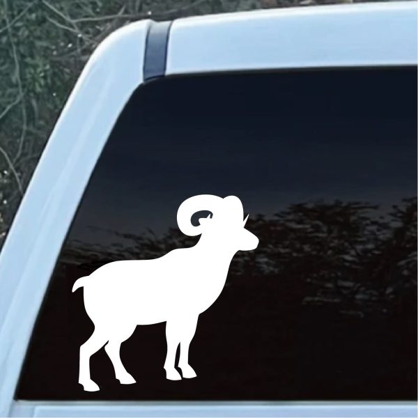 Ram Silhouette Decal Sticker