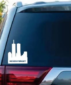 Twin Towers 911 Window Decal Sticker