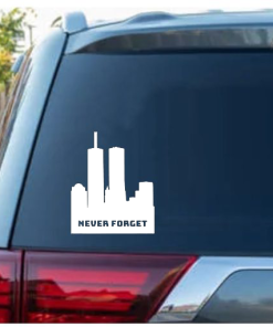 Twin Towers 911 Window Decal Sticker
