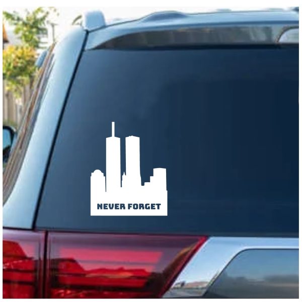 Twin Towers 911 Window Decal Sticker