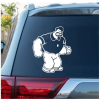 Bluto Popeye Cartoon Window Decal Sticker