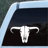 Bull Skull Western Style Decal Sticker