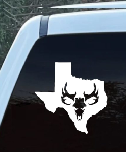 Texas Bone Collector Hunting Skull Sticker