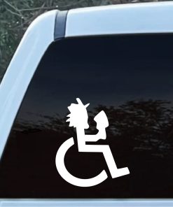 Hatchet man ICP Wheel Chair Decal Sticker