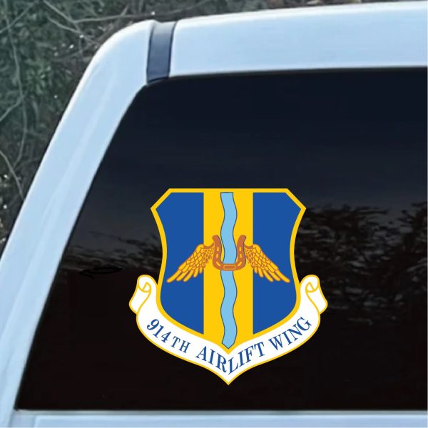 914th Airlift Wing Badge Decal