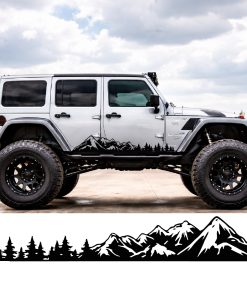 Body side graphic tree and mountains D1