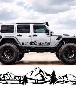 Body side graphic tree and mountains D2