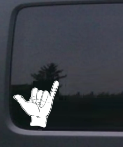 Shaka Hand Decal Sticker