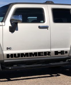 Hummer H3 Body Side Rocker Panel Stickers Set of 2