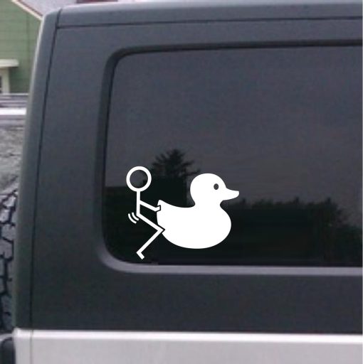 Fuk a duck decal sticker