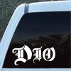 DIO Band decal sticker