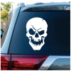 Evil Laughing Skull Decal Sticker