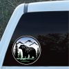 Bear Mountain tree decal sticker d2