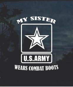 My Sister wears combat boots