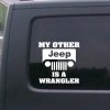 My other jeep is a wrangler decal sticker