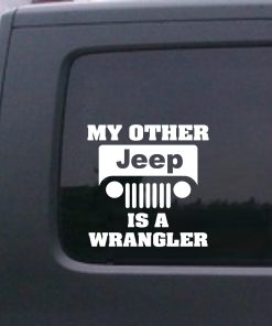 My other jeep is a wrangler decal sticker