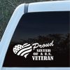 Proud Sister of a US Veteran Decal Sticker