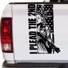 I plead the 2nd Lady Liberty Tailgate Decal