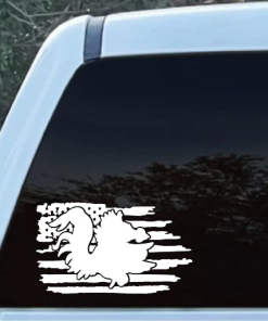 South Carolina Gamecock Weathered Flag Decal Sticker