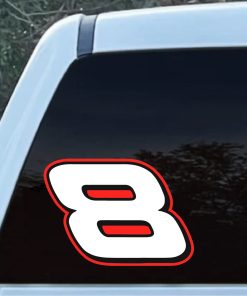 dale Earnhardt jr 8 decal sticker