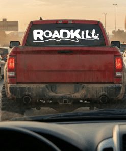 roadkill Rear window Decal Sticker
