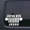 Jeeping with Jesus Jeep Decal Sticker