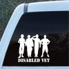 Disabled Vet Decal Sticker