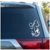 Daisy Duck Smiling Decal Sticker