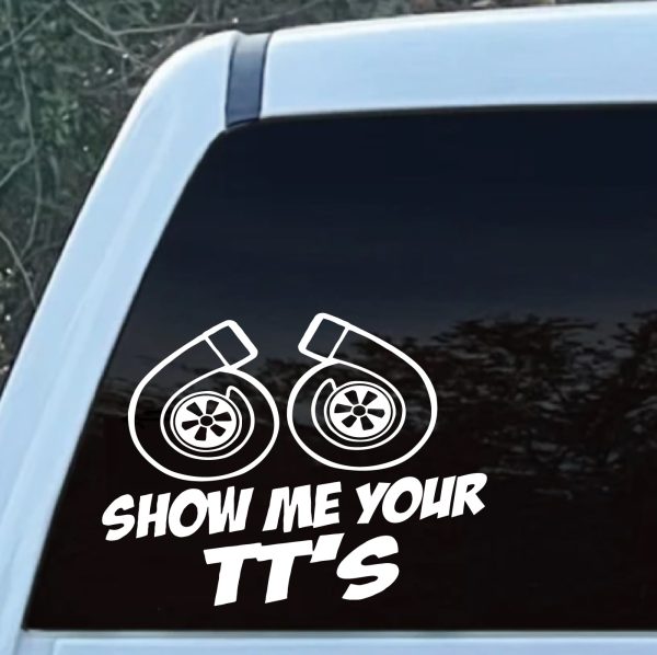 Show me your turbos window decal sticker