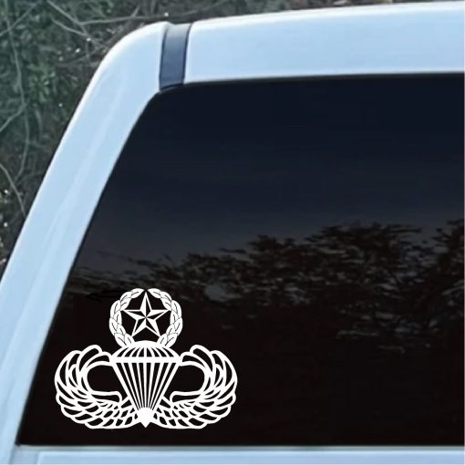 Master Jump Wings Decal Sticker