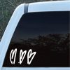 Pearl Jam Crooked Hearts Window Decal Sticker