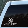 Weatherby Decal Sticker
