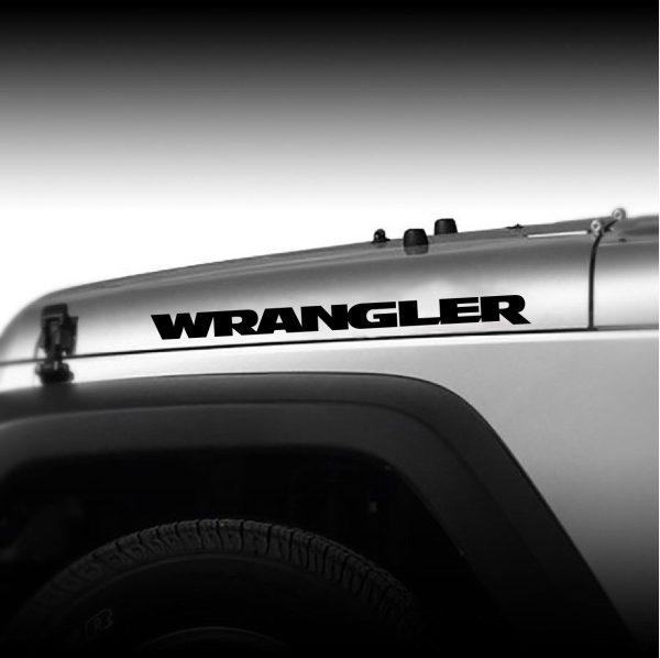 wrangler hood solid Decal Sticker