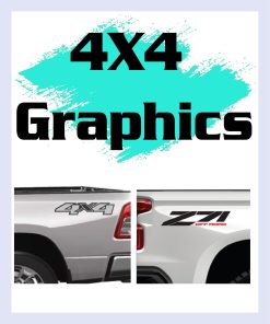 4x4 Decal Stickers