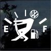 VW Funny Gas Gauge Decal sticker