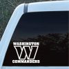 Washington Commanders Window Decal Sticker