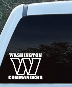 Washington Commanders Window Decal Sticker