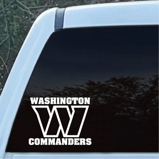 Washington Commanders Window Decal Sticker