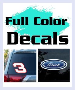 Full color Decal Stickers