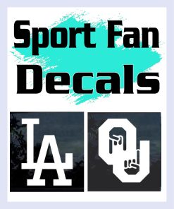Sports Fan Decal Stickers