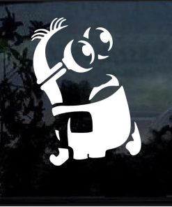 Minion silhouette Window Decal Sticker