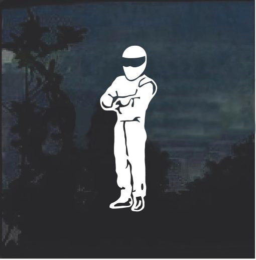 Stig Figure Standing Decal Sticker