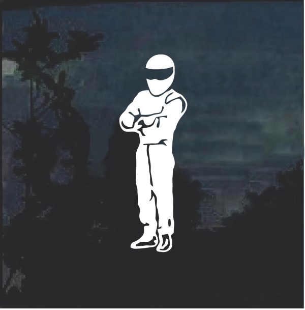 Stig Figure Standing Decal Sticker