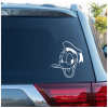 Donald Duck smiling decal sticker
