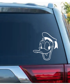 Donald Duck smiling decal sticker