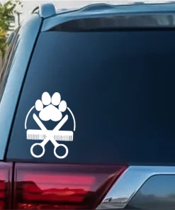 Dog Groomer Decal Sticker A1