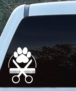 Dog Groomer Decal Sticker A1