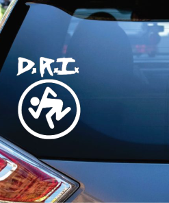 Dirty Rotten imbeciles Skanker mosh man Decal Sticker